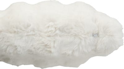 J-Line kussen Wave - polyester - wit
