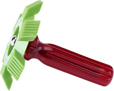 Radiatorkam - Fin rechtzetter - Onderhoud apparatuur - Variabele vinafstand - 11 x 10 x 2 cm - Groen en rood