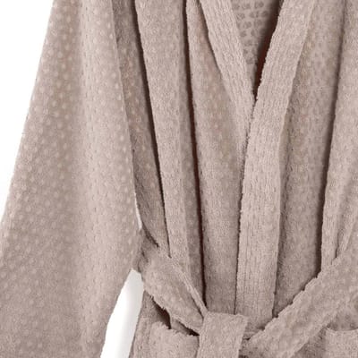 Natuurlijke Katoenen Badjas Met Kap - Zeemeermin - XXXL