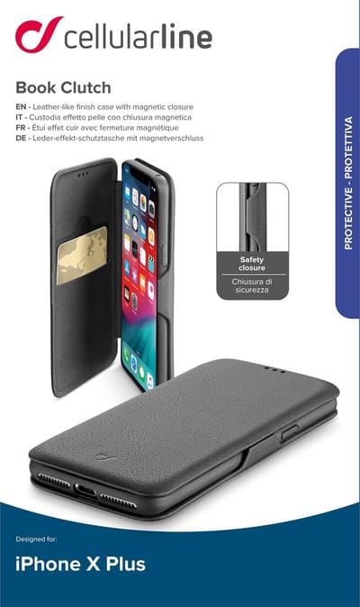 Cellularline BOOK CLUTCH Iphone XS Max