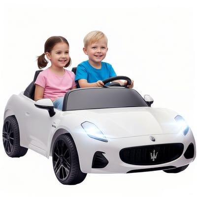 AIYAPLAY Elektrische auto voor kinderen Kunststof, Metaal 120L x 72B x 50H cm Wit