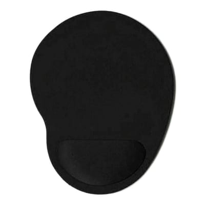 Muismat - Traagschuim Pols Ondersteuning - Ergonomische Muismat - Zwart