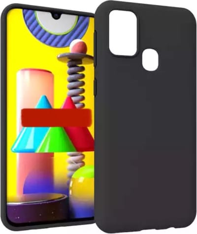 TPU back cover Geschikt voor Samsung Galaxy M21 (M30S) - Zwart hoesje