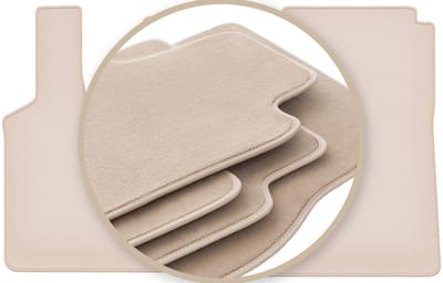 PREMIUM beige matten voor: Scania R en G vrachtwagen 2004-2017