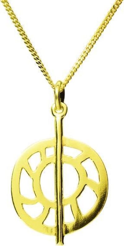 AuBor ®. Hanger. Goud. De maan.