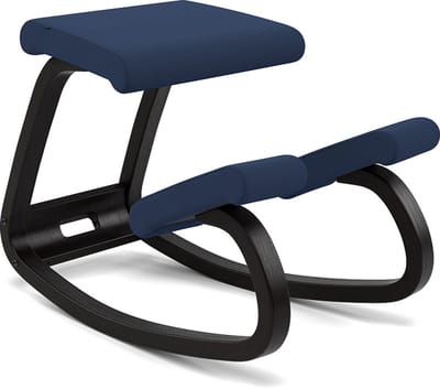 Varier Stokke Variable Balans kniestoel Blauw/Zwart Tonal