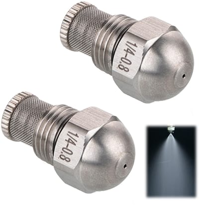 Dailygoods- Sproeiers 2 Stuks - Fijn Verstuiven - Roestvrij Staal - Filterfunctie - Tuinirrigatie - Geschikt voor Koeling en Reiniging - Nevelsproeier
