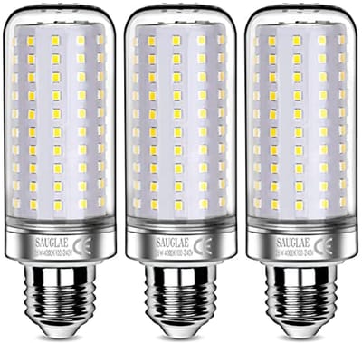 26 W LED-lampen E27 - Neutraal Wit 4000K, 3000 Lumen, Vervangt 200 W Gloeilampen - Set van 3