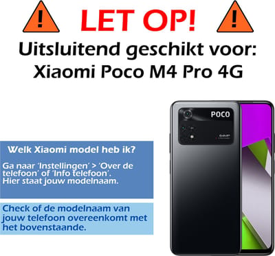 Hoes - Geschikt voor Xiaomi Poco M4 Pro 4G - Sterk & Shockproof - Hoesje Cover - Siliconen Case - Donkerblauw