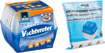 Bison Vochtopnemer / vochtvanger - 450 ml - met navulling - 400 gram