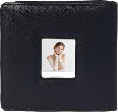 Groot capaciteit fotoalbum van PU-leer voor Polaroid GO - Geschikt voor 6.5 x 6.5 cm filmcollectie, ideaal voor opslag en presentatie van herinneringen