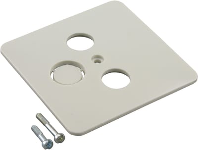 Peha Standard centraalplaat - radio/tv - crème