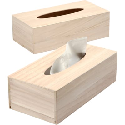 Tissuedoos Creativ Company 27x14x8cm hout