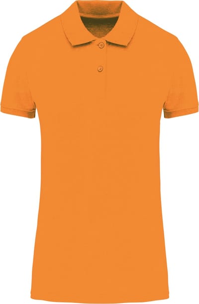 Kariban Piqué-damespolo Bio180 K2026 - orange - XS