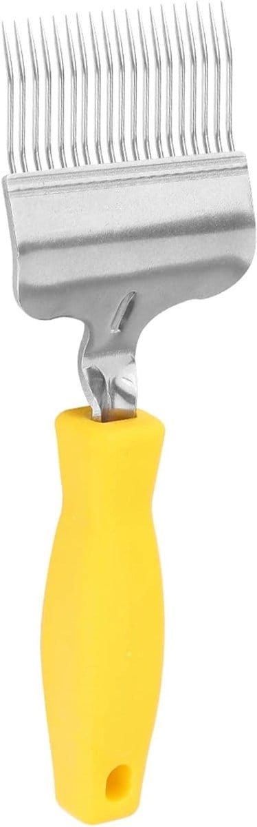 Beekeeper Fork voor het ontdekken van bijen, roestvrijstalen honingraat vork, essentieel bijenhouders gereedschap en accessoires