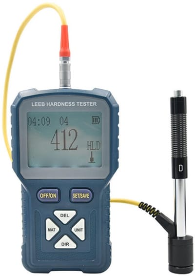Dailygoody - Metaalhardheidstester - Digitale Hardheidsmeter - Hoge Nauwkeurigheid - Draagbaar - Voor Staal en Aluminium - EU-stekker