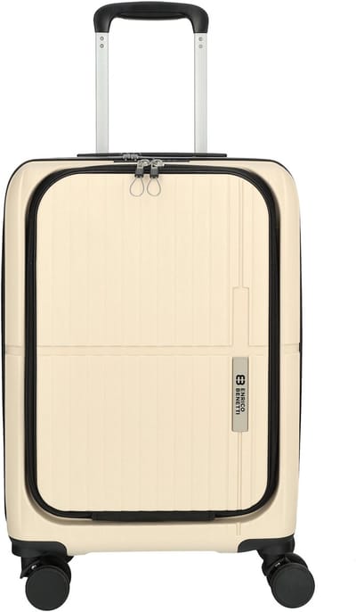Enrico Benetti Tokyo Handbagage Laptop Business Koffer - 55 cm - 38,5 liter - TSA Slot - Beige