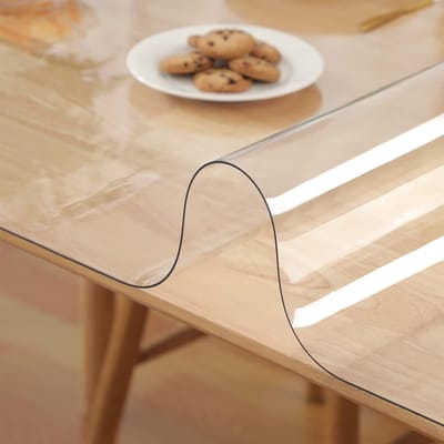Transparante Tafelbeschermer 90x160 cm – 1,7 mm Dik – Waterdicht & Krasbestendig – Vlekafstotend & Onderhoudsvriendelijk