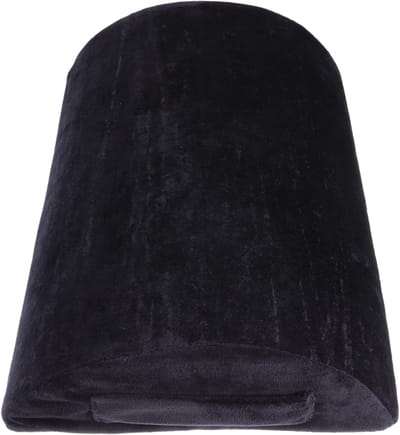 Voetsteun Kussen - Voetenbank Bureau - Comfort Verhogend - Traagschuim Vulling - 44x30x10.5CM - Zwart