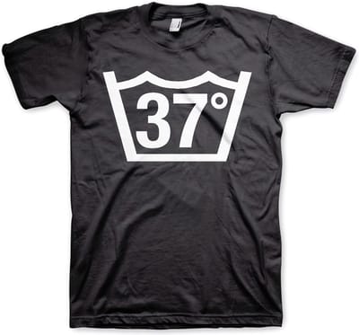 Hybris 37 Celcius Tee T-shirt Zwart