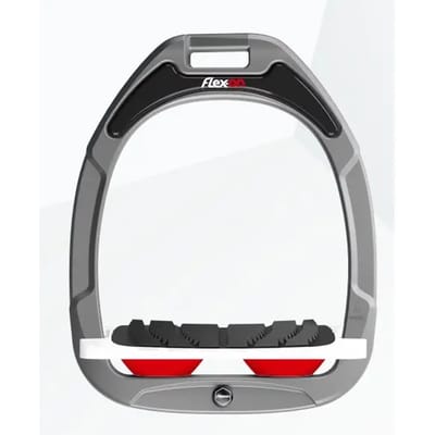 Verstelbare Grip Aluminium/Wit/Rood Flex-On Green Composite