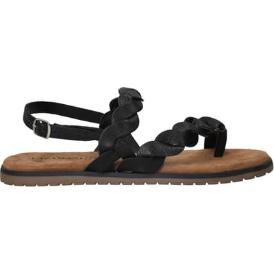 Lazamani - Jona Dames Sandalen Leer Black - Maat 38