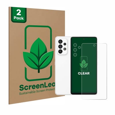 2 Stuks Screenprotector voor Samsung Galaxy A53 5G (Voor+Camera) - Hoogwaardige Beschermfolie transparant