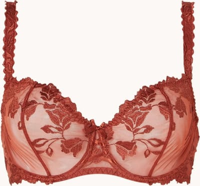 Aubade Softessence beugel bh - Rood - Maat 80B