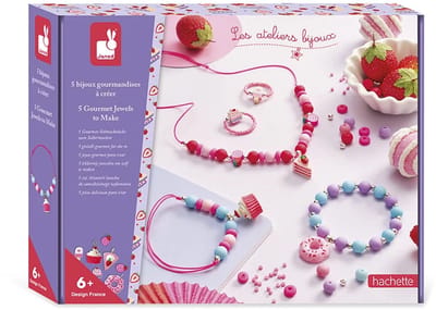 Janod - Les Ateliers Bijoux - 5 Gourmandises juwelen armbandjes maken