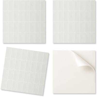 Zelfklevende vinyltegels, perfect voor moderne interieurs. Eenvoudig rechthoekig mozaïek, 20x20x20 cm.