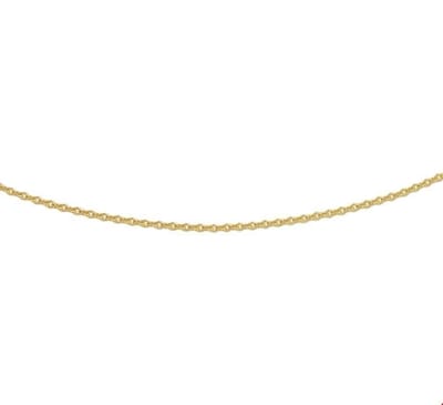 Huiscollectie 4016361 Collier Geelgoud Anker 1,2 mm