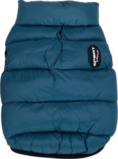 Jack&Vanilla hondenjas - bodywarmer - wind en waterdicht - maat XXL - 50cm - blauw - hondenbodywarmer