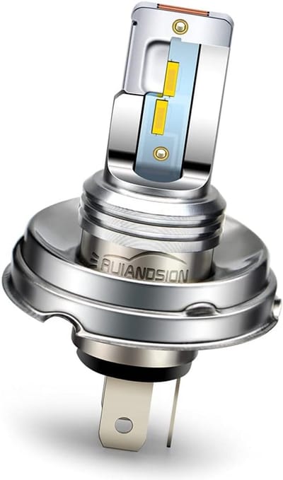 Krachtige Gele LED Koplamp P45T H4 Voor Auto en Motor