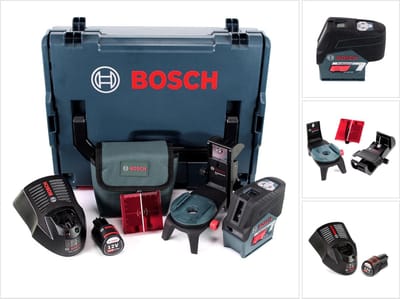Lijnlaser GCL 2-50 C (RM2 + etui + richtplaat + 12V accu + lader + BM3 houder)