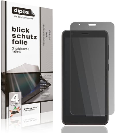 dipos – Matte Privacy Screenprotector geschikt voor Telstra T-Essential | Anti-Spy Beschermfolie