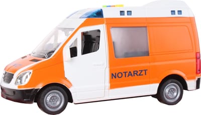Toi-toys Ambulance Notatrzt Met Licht En Geluid 22 Cm Wit/oranje