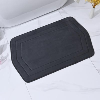 Eenvoudige Langzaam Terugverende Memory Absorberende Vloermat Badkamer Slaapkamer Antislip Vloermat Keuken Deurmat Huishoudelijk Tapijt 40x60cm white
