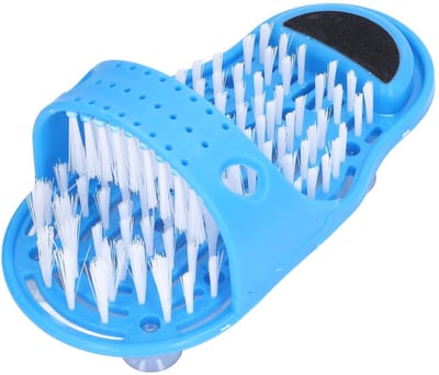 Dailygoods- Voetschrobmachine Antislip Zuignappen - Douchevoetschrobmachine - Voetenreiniger - Spa Massage - Exfoliërende Reiniging - Duurzame Borstelharen