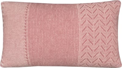 Uptown wool cushion pink rectangle