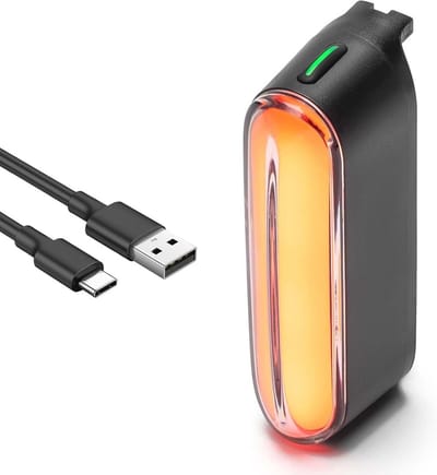 Fietsachterlicht met Remsensor - Oplaadbaar, Magnetische Installatie, 7 LED-Modi en IPX6 Waterdicht