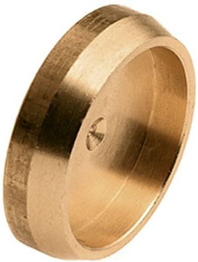 Bonfix messing knel afsluitplaatje 15 mm knel