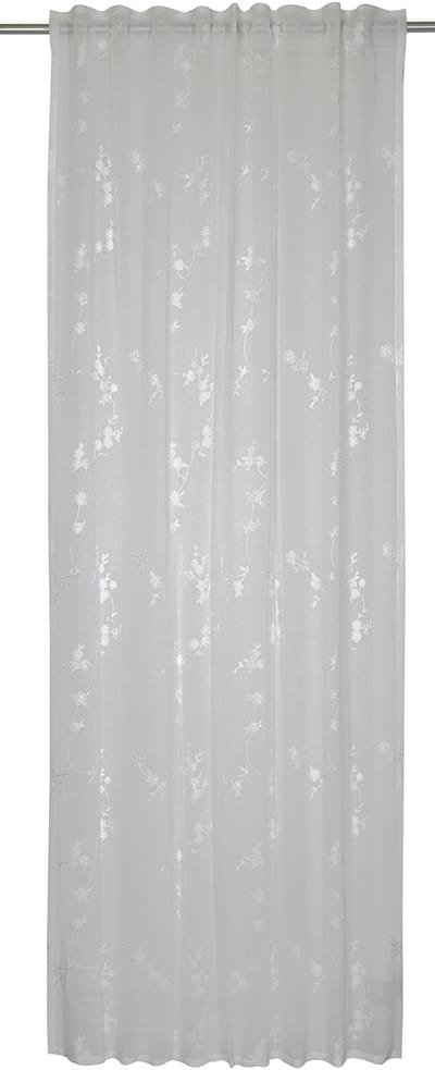 Elbersdrucke Gordijn met lussen Malea 255x140 cm wit transparant