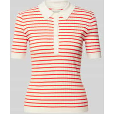 Poloshirt met ribboorden