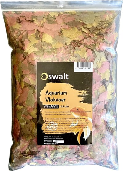 Oswalt Aquarium Vlokvoer - Vissenvoer - 2,5 Liter