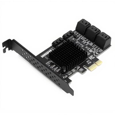Store_8 - PCI Card - 8 Poort PCIe naar SATA3.0 - Uitbreidingskaart - Geschikt voor PC - SATA Controller - Ideaal voor databeheer