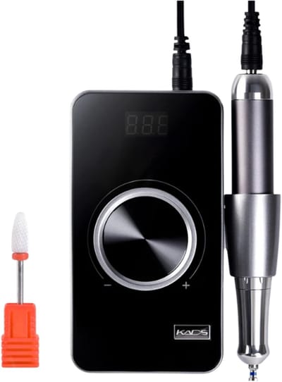 DIMICO - Nagelfrees elektrische - manicure en pedicure set - Zwart - Nagelboor - 35000 RPM Oplaadbaar - LCD Display - Acryl Nagels