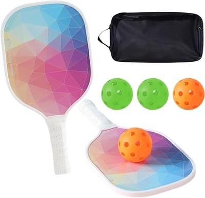 Paddles voor Volwassenen - Trainingsset Buitensport - Actief Spel Buiten - Lichtgewicht Houten Kern