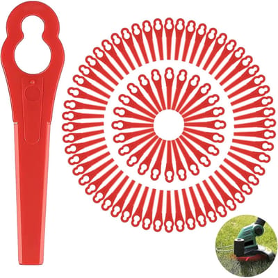 EXCITAT 150 stuks - Messen - Kunststof messen - Vervangende messen - Geschikt voor FRT18A、FRT18A1、Art 46155、FRT20A1 - Rood