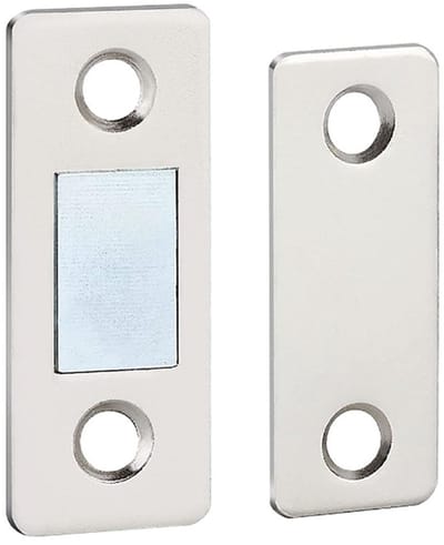Dailygoods- Magnetische Vang Ultra Dunne - 8 Packs - Zelfklevende Deurmagneet - Sterke Magneten - Geschikt voor Schuifdeuren - Duurzaam Metaal