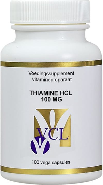 Vital Cell Life Thiamine HCL 100 mg 100 Capsules